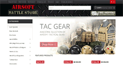 Desktop Screenshot of airsoftbattlestore.com